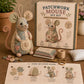 🧵🐭 ¡OFERTA 50% OFF! Kit de Costura DIY Ratón Patchwork – Creativo y Relajante ✨