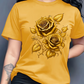 🌹✨ ¡OFERTA 50% OFF! Camiseta Floral de Rosas – Estilo Elegante y Cómodo para el Día a Día