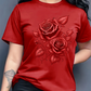🌹✨ ¡OFERTA 50% OFF! Camiseta Floral de Rosas – Estilo Elegante y Cómodo para el Día a Día