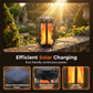⏰🔥 ¡OFERTA 50% OFF! 🔥🏡 Linterna Solar con Efecto Llama Parpadeante – Ambiente Cálido para Jardín, Patio y Camping ✨🌙