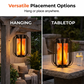 ⏰🔥 ¡OFERTA 50% OFF! 🔥🏡 Linterna Solar con Efecto Llama Parpadeante – Ambiente Cálido para Jardín, Patio y Camping ✨🌙