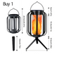 ⏰🔥 ¡OFERTA 50% OFF! 🔥🏡 Linterna Solar con Efecto Llama Parpadeante – Ambiente Cálido para Jardín, Patio y Camping ✨🌙