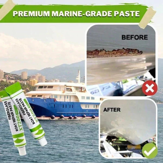⏰🔥 ¡50% OFF por tiempo limitado! Pasta Reparadora de Fibra de Vidrio – Reparación Rápida y Profesional 🛥️✨