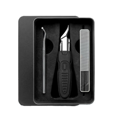 ✂️Set profesional de cortauñas 3 en 1 para pedicura – Herramienta de precisión de acero inoxidable para uñas ✨