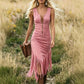 🤠✨ ¡OFERTA 50% OFF! Vestido Vaquero Western con Flecos para Mujer – Estilo Retro, Ajuste Favorecedor y Look Único 🔥👗