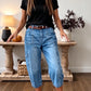 ⏰🔥 ¡50% OFF por Tiempo Limitado! 👖 Pantalones Vaqueros Cortos para Mujer – Corte Barril Cómodo y Estilo Casual ✨