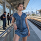 🌸👗 ¡OFERTA 50% OFF! Vestido Casual de Verano con Cremallera en V – Fresco, Cómodo y Elegante ✨