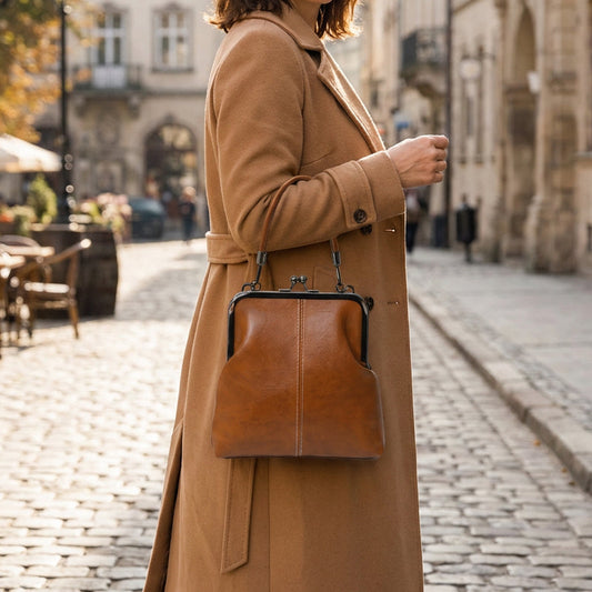👜🔥 ¡OFERTA 50% OFF! Bolso Vintage para Mujer con Cierre Kiss-Lock – Elegante, Versátil y Perfecto para Cada Ocasión ✨