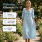 👗💙 ¡OFERTA 50% OFF! Vestido Midi Azul Cielo para Mujer – Elegante, Fresco y Perfecto para Verano ✨🌸