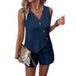 👗✨ ¡OFERTA 50% OFF! Conjunto de Verano para Mujer 2 Piezas – Chaleco Asimétrico + Shorts Cómodos y Elegantes 🌸☀️