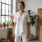 👗✨ ¡OFERTA 50% OFF! Conjunto de Mujer de 2 Piezas – Top Asimétrico + Pantalón de Pierna Ancha Elegante y Cómodo 💃