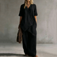👗✨ ¡OFERTA 50% OFF! Conjunto de Mujer de 2 Piezas – Top Asimétrico + Pantalón de Pierna Ancha Elegante y Cómodo 💃