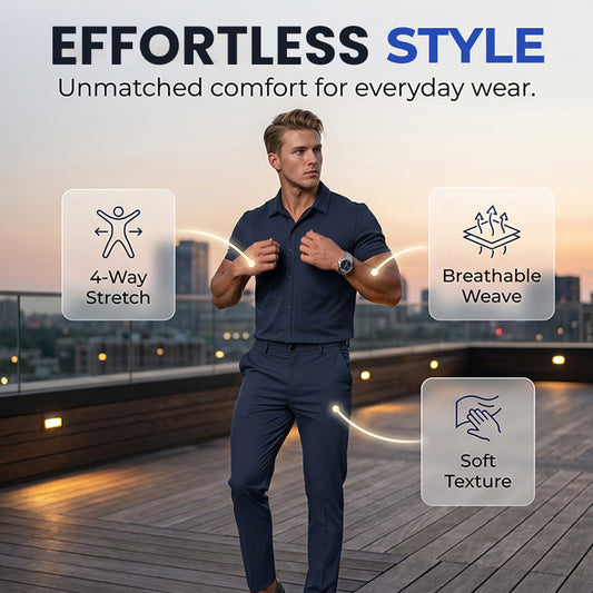 🔥👔 ¡OFERTA 50% OFF! Conjunto Casual de Dos Piezas para Hombre – Ligero, Transpirable y Elegante para un Estilo Cómodo Todo el Día ✨💪