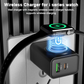 🎉 ¡Nueva oferta imperdible! ¡Más de 50.000 unidades vendidas! 🔌 Cargador de pared inalámbrico 3 en 1 para reloj: carga rápida de 30 W y base magnética ⚡