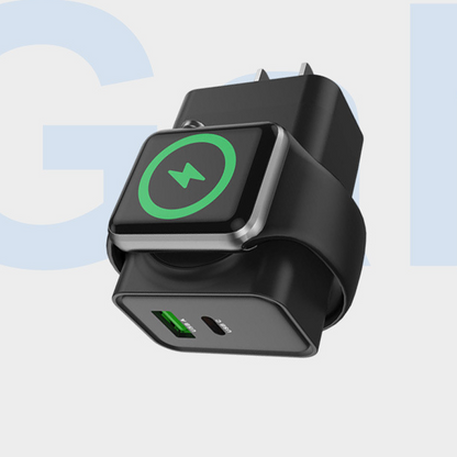 🎉 ¡Nueva oferta imperdible! ¡Más de 50.000 unidades vendidas! 🔌 Cargador de pared inalámbrico 3 en 1 para reloj: carga rápida de 30 W y base magnética ⚡