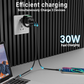 🎉 ¡Nueva oferta imperdible! ¡Más de 50.000 unidades vendidas! 🔌 Cargador de pared inalámbrico 3 en 1 para reloj: carga rápida de 30 W y base magnética ⚡