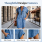 👗✨ ¡OFERTA 50% OFF! Vestido Vaquero para Mujer con Cremallera – Cómodo, Casual y Elegante para Todos los Días 💙
