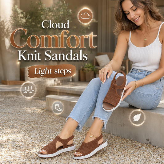 Sandalias casuales cómodas con puntera abierta para mujer