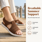 Sandalias casuales cómodas con puntera abierta para mujer