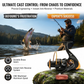 🎣🔥 ¡OFERTA 50% OFF! Carrete de Pesca Giratorio CNC – Lanzamiento Suave, Potente y Resistente para Capturas Más Grandes ✨🐟