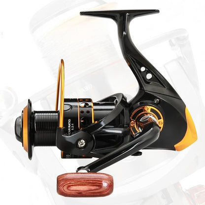 🎣🔥 ¡OFERTA 50% OFF! Carrete de Pesca Giratorio CNC – Lanzamiento Suave, Potente y Resistente para Capturas Más Grandes ✨🐟
