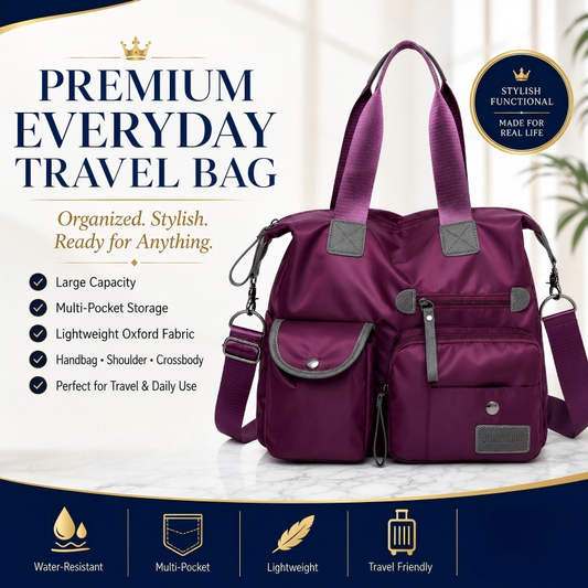 ⏰🔥 ¡OFERTA 50% OFF! 👜✨ Bolso Tote Impermeable para Mujer – Gran Capacidad, Diseño Elegante y 3 Formas de Llevar para Cada Ocasión 💖🌸
