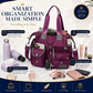 ⏰🔥 ¡OFERTA 50% OFF! 👜✨ Bolso Tote Impermeable para Mujer – Gran Capacidad, Diseño Elegante y 3 Formas de Llevar para Cada Ocasión 💖🌸