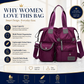 ⏰🔥 ¡OFERTA 50% OFF! 👜✨ Bolso Tote Impermeable para Mujer – Gran Capacidad, Diseño Elegante y 3 Formas de Llevar para Cada Ocasión 💖🌸