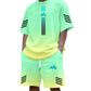 🔥⏳ ¡OFERTA 50% OFF! Conjunto Deportivo Hombre de 2 Piezas – Camiseta y Shorts Degradados Frescos, Cómodos y con Estilo Urbano ✨👕