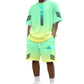 🔥⏳ ¡OFERTA 50% OFF! Conjunto Deportivo Hombre de 2 Piezas – Camiseta y Shorts Degradados Frescos, Cómodos y con Estilo Urbano ✨👕