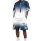 🔥⏳ ¡OFERTA 50% OFF! Conjunto Deportivo Hombre de 2 Piezas – Camiseta y Shorts Degradados Frescos, Cómodos y con Estilo Urbano ✨👕