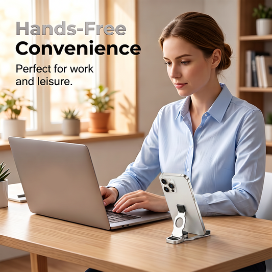 📱✨ ¡OFERTA 50% OFF! Soporte para Teléfono 3 en 1 con Spinner Antiestrés – Plegable, Giratorio y Ajustable para Uso Diario 🔥