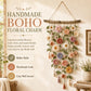 🌸🔥 ¡OFERTA 50% OFF! Colgante Mural Floral de Crochet Boho – Decoración Artesanal para Crear un Hogar Cálido y Acogedor 🏡✨