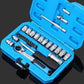⏰🔥 ¡OFERTA 50% OFF! 🛠️🔧 Kit de Llave de Trinquete con Vasos de 29 Piezas – Herramienta Todo en Uno para Reparaciones del Hogar, Auto y Bricolaje 🚗✨