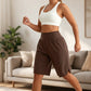 🔥⏰ ¡OFERTA 50% OFF! 🩳 Pantalones Cortos de Pierna Ancha para Mujer – Talle Alto, Súper Cómodos y Perfectos para Tallas Grandes ✨