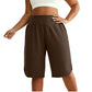 🔥⏰ ¡OFERTA 50% OFF! 🩳 Pantalones Cortos de Pierna Ancha para Mujer – Talle Alto, Súper Cómodos y Perfectos para Tallas Grandes ✨