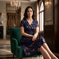 ⏰🔥 ¡OFERTA 50% OFF! 👗🌸 Vestido de Mujer con Cuello en V, Estampado Floral y Cintura Torcida – Elegancia Femenina, Figura Favorecida y Comodidad Todo el Día ✨