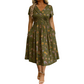 ⏰🔥 ¡OFERTA 50% OFF! 👗🌸 Vestido de Mujer con Cuello en V, Estampado Floral y Cintura Torcida – Elegancia Femenina, Figura Favorecida y Comodidad Todo el Día ✨