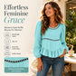 ⏰🔥 ¡OFERTA 50% OFF! 👚✨ Blusa Informal de Mujer con Mangas Abullonadas – Estilo Femenino, Elegante y Cómodo para Cada Día 🌸💖