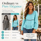 ⏰🔥 ¡OFERTA 50% OFF! 👚✨ Blusa Informal de Mujer con Mangas Abullonadas – Estilo Femenino, Elegante y Cómodo para Cada Día 🌸💖