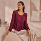 ⏰🔥 ¡OFERTA 50% OFF! 👚✨ Blusa Informal de Mujer con Mangas Abullonadas – Estilo Femenino, Elegante y Cómodo para Cada Día 🌸💖