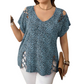 🔥 ¡OFERTA 50% OFF! 👚✨ Camiseta Holgada de Mujer con Estampado Leopardo – Estilo Moderno, Escote en V y Comodidad Todo el Día 🐆💖