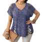 🔥 ¡OFERTA 50% OFF! 👚✨ Camiseta Holgada de Mujer con Estampado Leopardo – Estilo Moderno, Escote en V y Comodidad Todo el Día 🐆💖