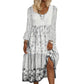 ⏰🔥 ¡OFERTA 50% OFF! 👗🌸 Vestido Midi Fluido con Estampado Floral para Mujer – Elegancia Cómoda y Estilo Femenino de Día o Noche ✨💖