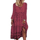 ⏰🔥 ¡OFERTA 50% OFF! 👗🌸 Vestido Midi Fluido con Estampado Floral para Mujer – Elegancia Cómoda y Estilo Femenino de Día o Noche ✨💖