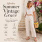 🔥 ¡OFERTA 50% OFF! 👖 Pantalones de Lino de Corte Relajado para Mujer – Frescos, Cómodos y Elegantes para Todo el Verano ✨