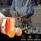 ⏰🔥 ¡OFERTA 50% OFF! 🥚✨ Cascador de Huevos Fácil y Seguro – Rompe Huevos Perfectos Sin Desorden, Sin Yemas Rotas 🍳👌