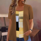 👚✨ ¡OFERTA 50% OFF! Top Falso de Dos Piezas para Mujer – Estilo Elegante con Bloques de Color, Cómodo y Fácil de Combinar 💖