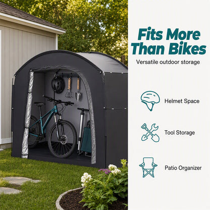 ⏰🔥 ¡OFERTA 50% OFF! 🚲🏕️ Tienda Protectora para Bicicletas – Almacenamiento Impermeable para Mantener tu Bici Segura y Limpia Todo el Año 🛡️