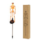 ⏰🔥 ¡OFERTA 50% OFF! 💀☀️ Luces Solares de Calavera para Jardín – Decoración de Halloween Espeluznante, Resistente al Agua y Sin Electricidad 🎃✨
